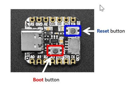 Put the QT Py in Bootloader Mode