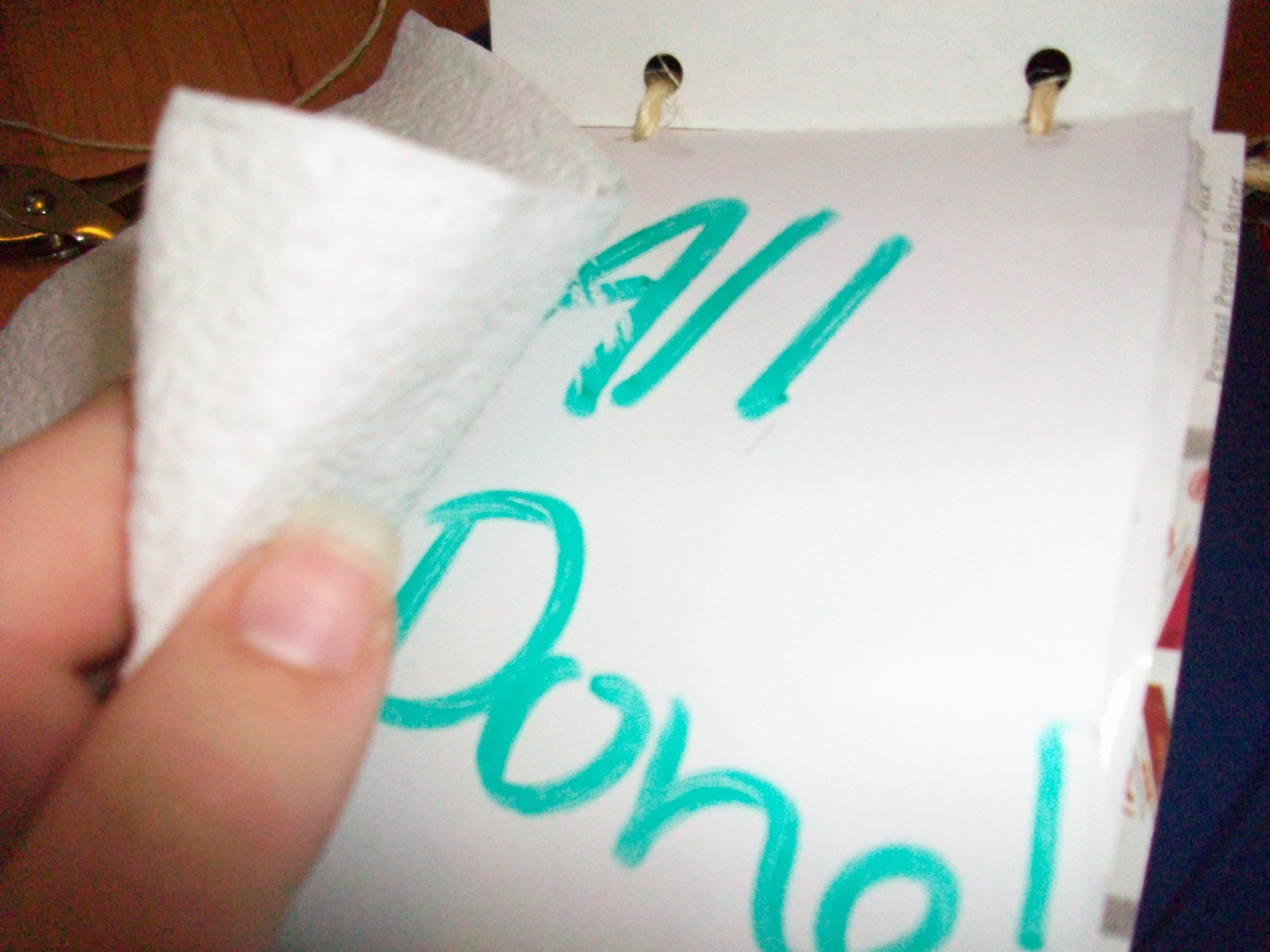 Recycled Dry Erase Notebook! 6 Steps Instructables