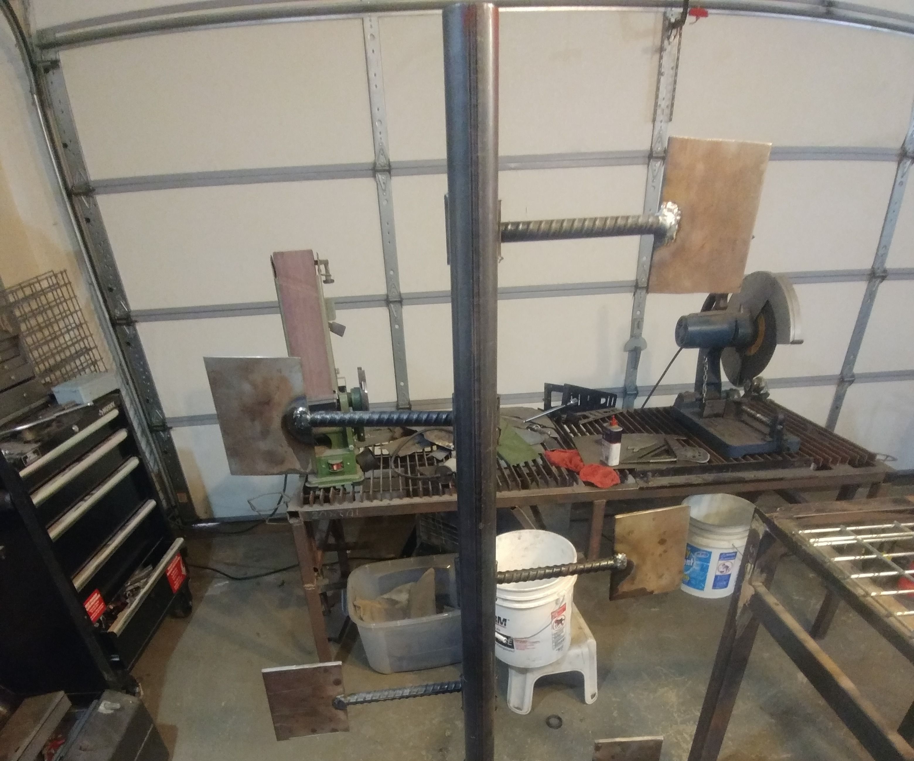 Metal Target Tree From Scrap