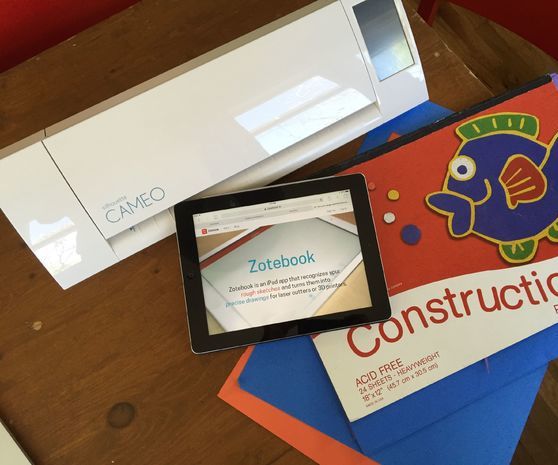 Using the Silhouette Craft Cutter with Zotebook