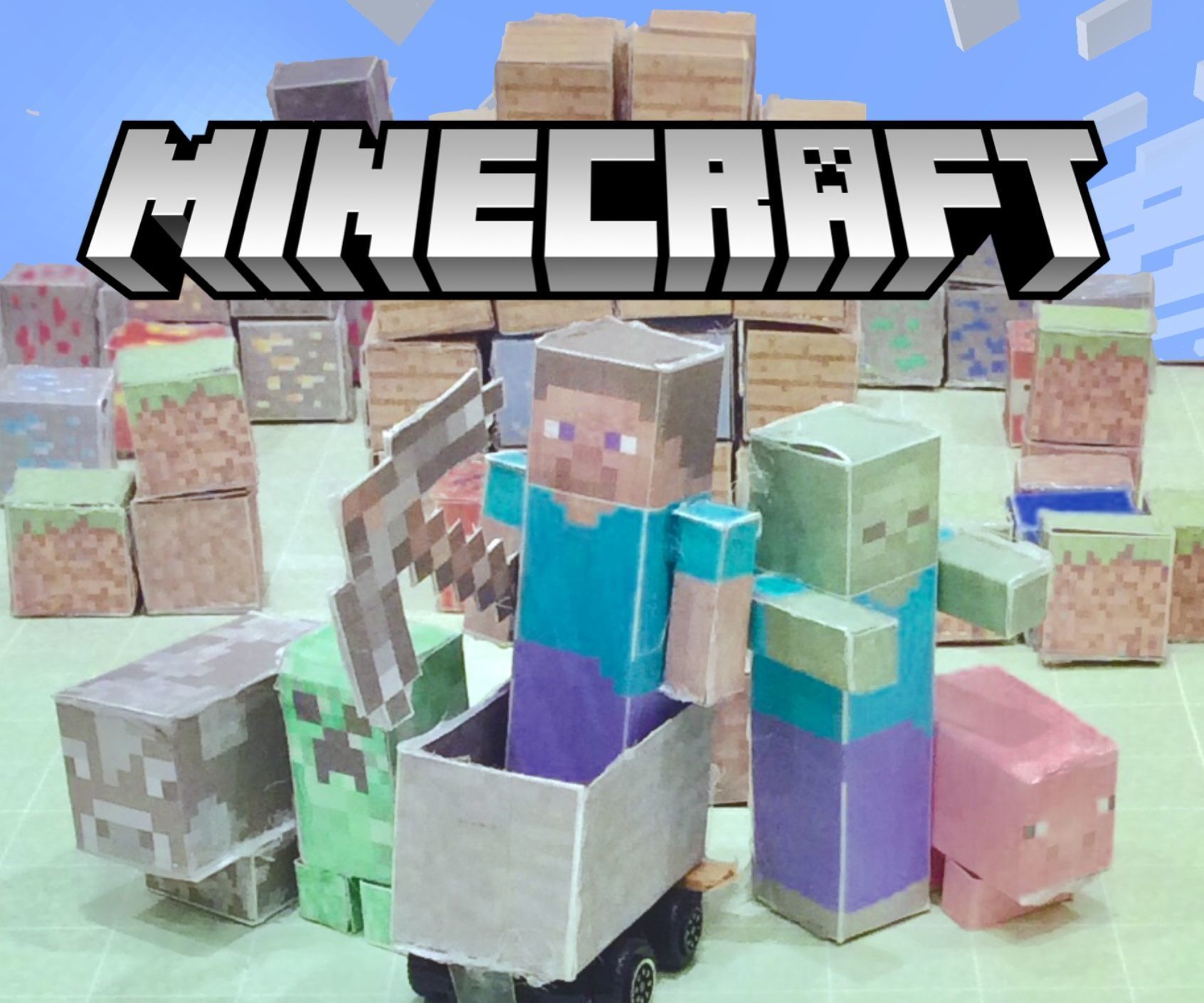 Cardstock Minecraft World