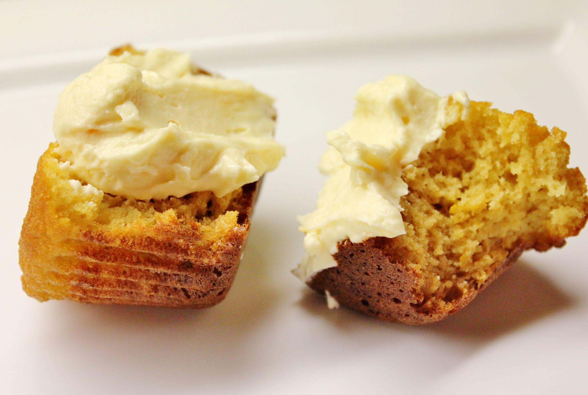 Orange Juice Muffins With Orange Honey Cream (gluten/grain/nut Free)