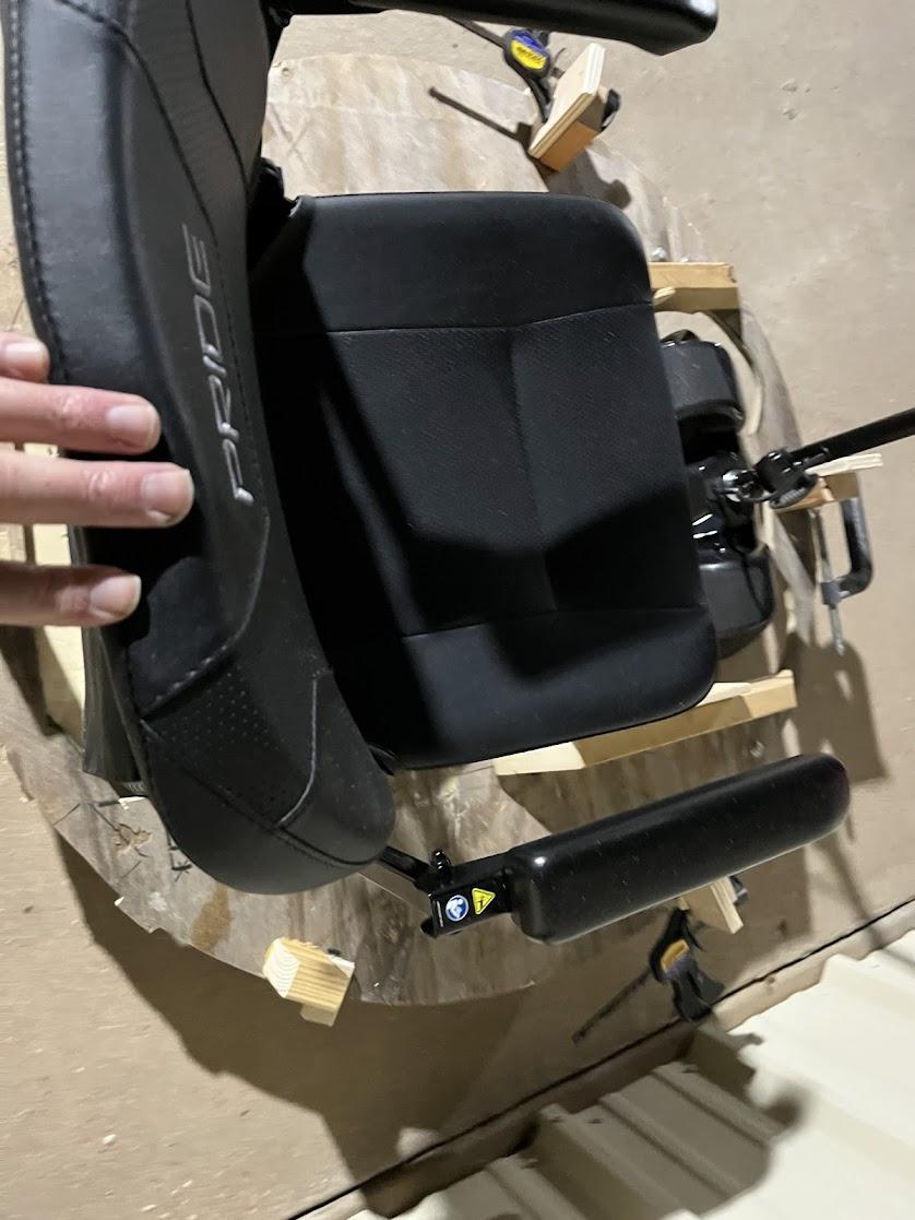 Attach the Big Cup to a Mobility Scooter