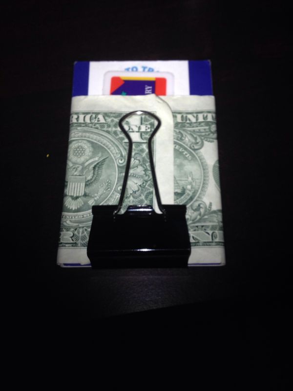 Cheap Binder Clip Wallet