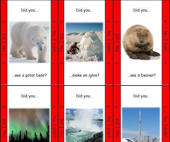Past Tense Canadian Grammar Game - Games for English Teachers (ESL)