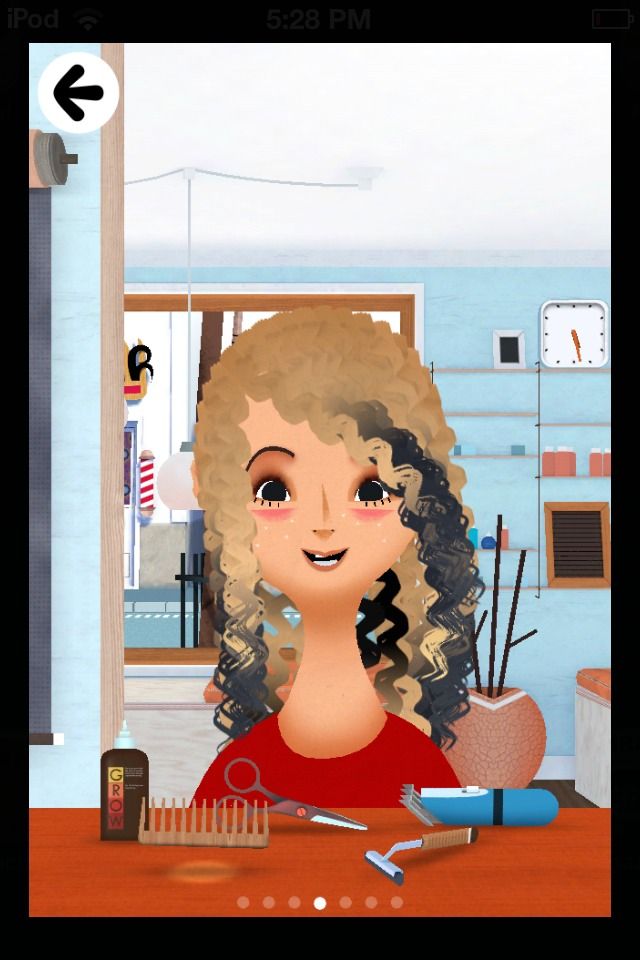 Curly Haired Cutie
