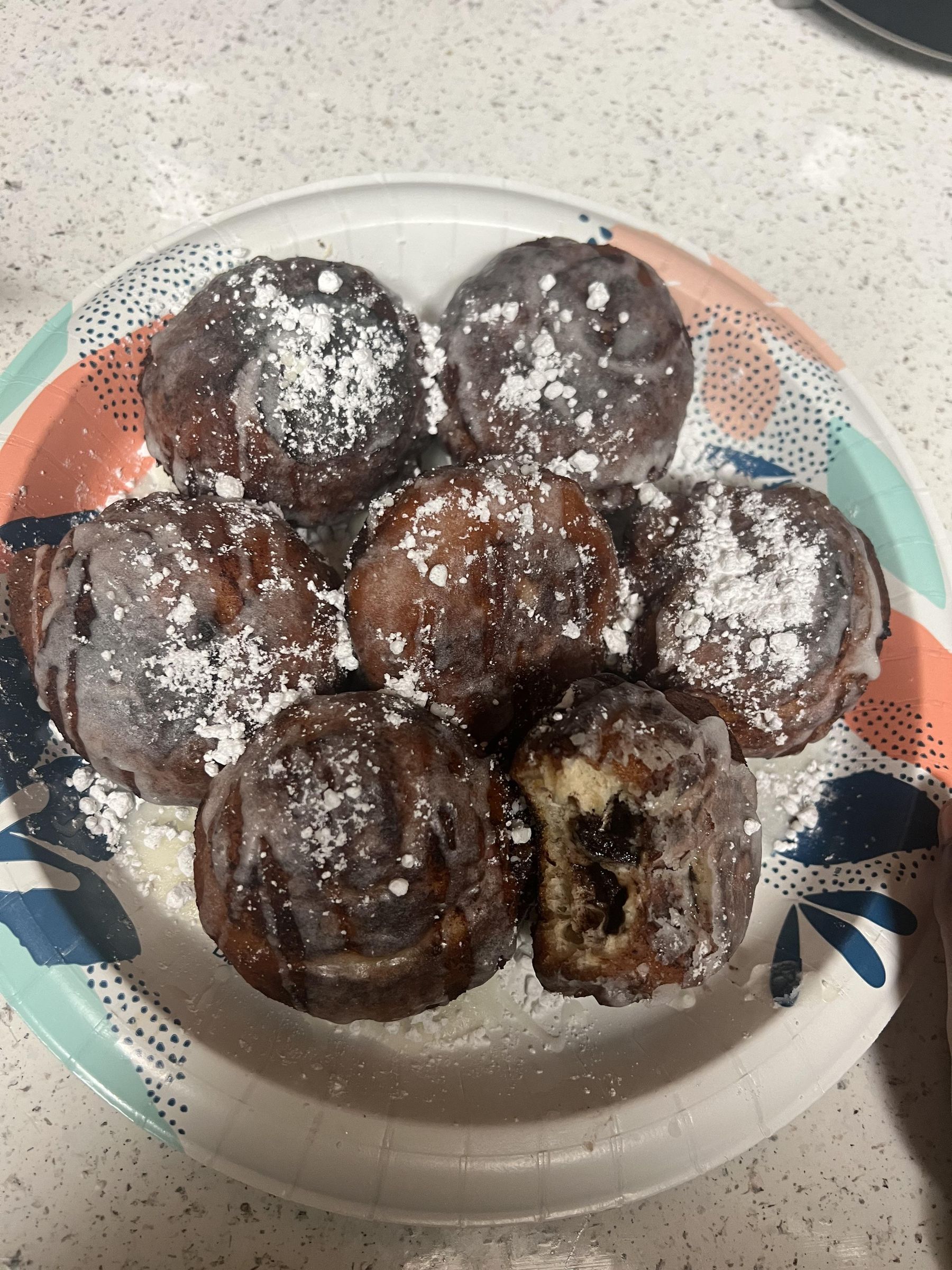 Oreo Stuffed Cinnamon Rolls