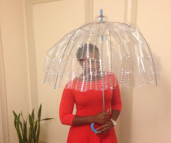 Textured Water Bottle Umbrella