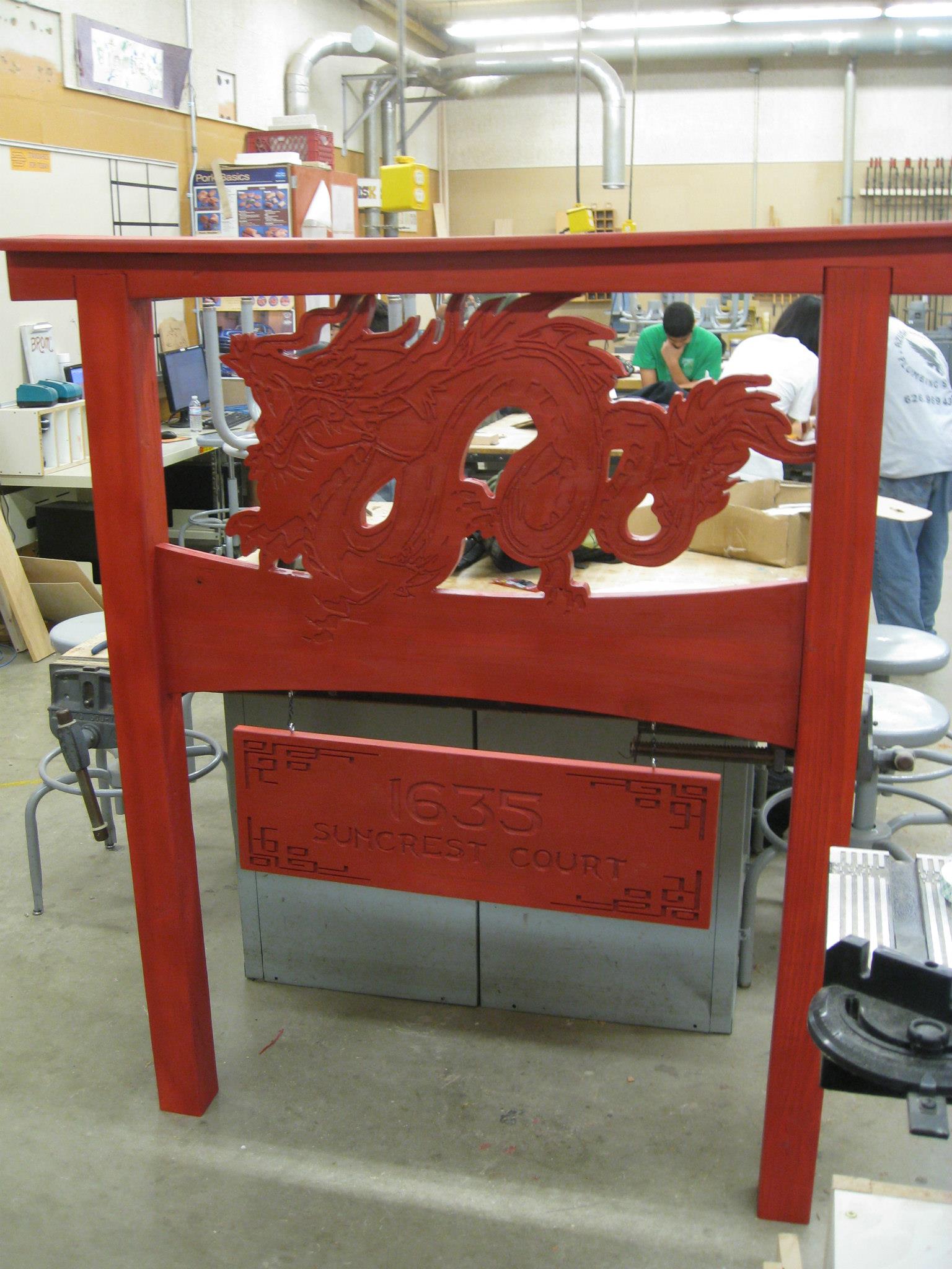 Asian Dragon Gate- Address Holder