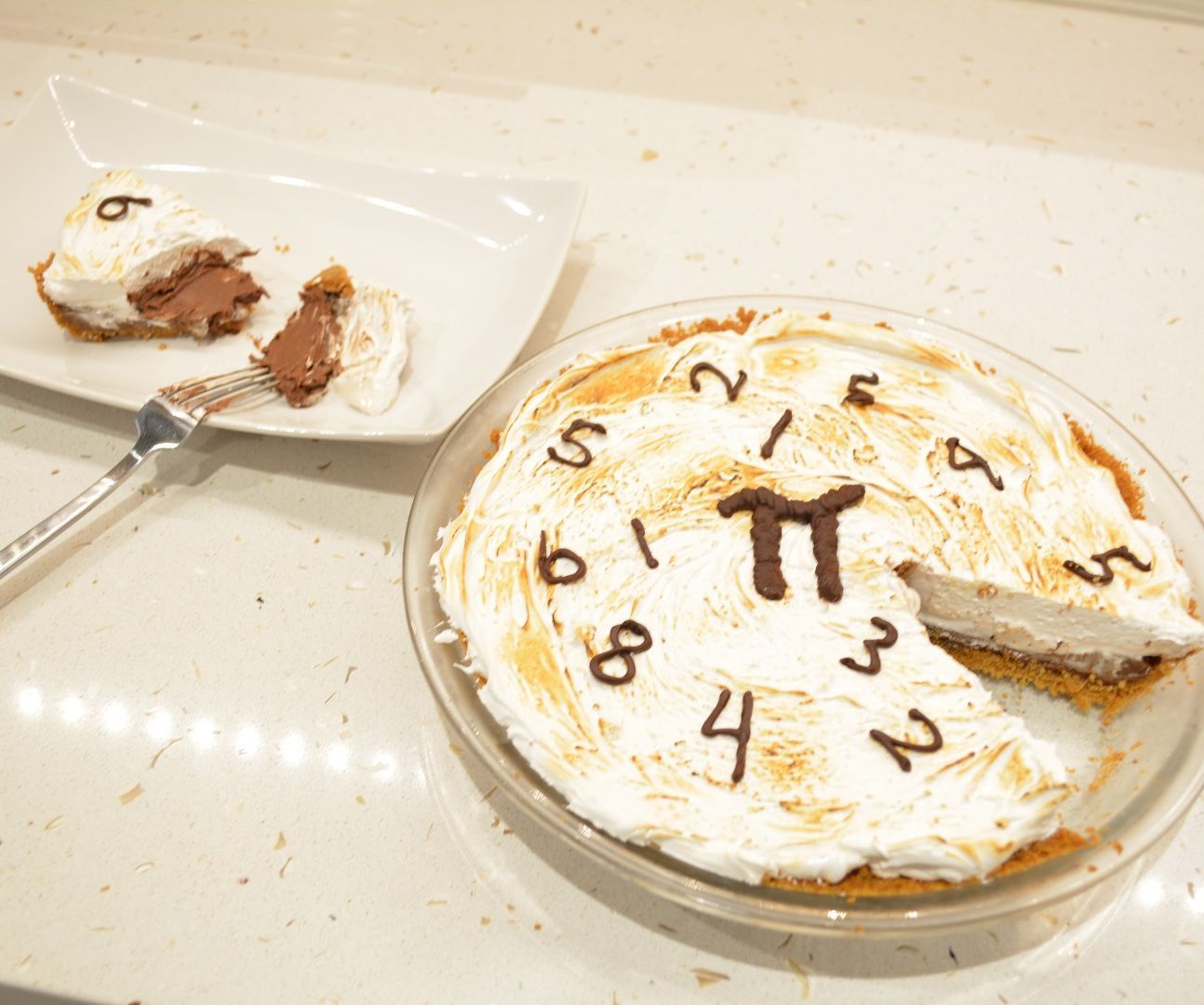 S'mores Pie (Pi Themed) 