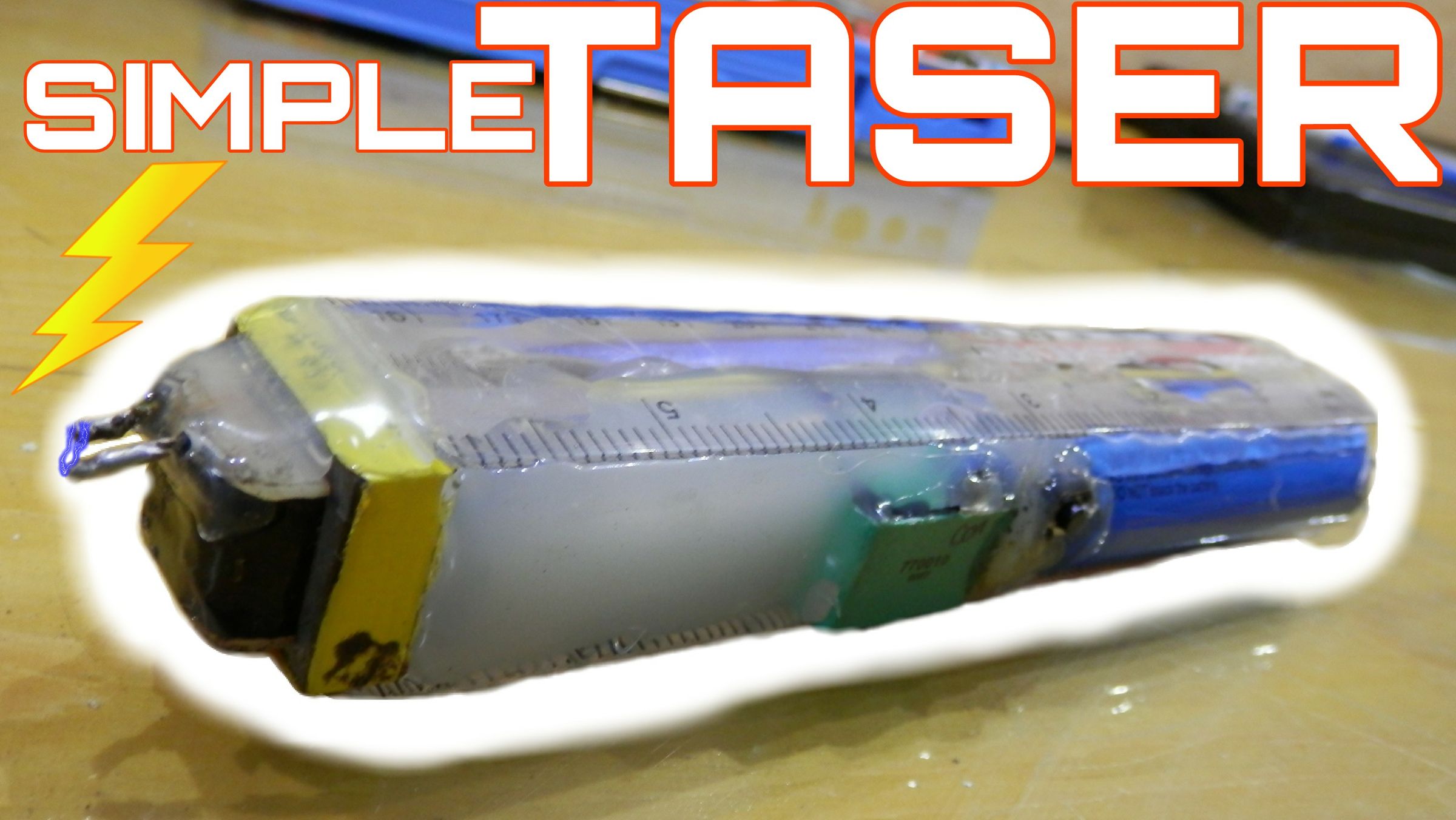 How to Make a Simple Taser With 3 Components 