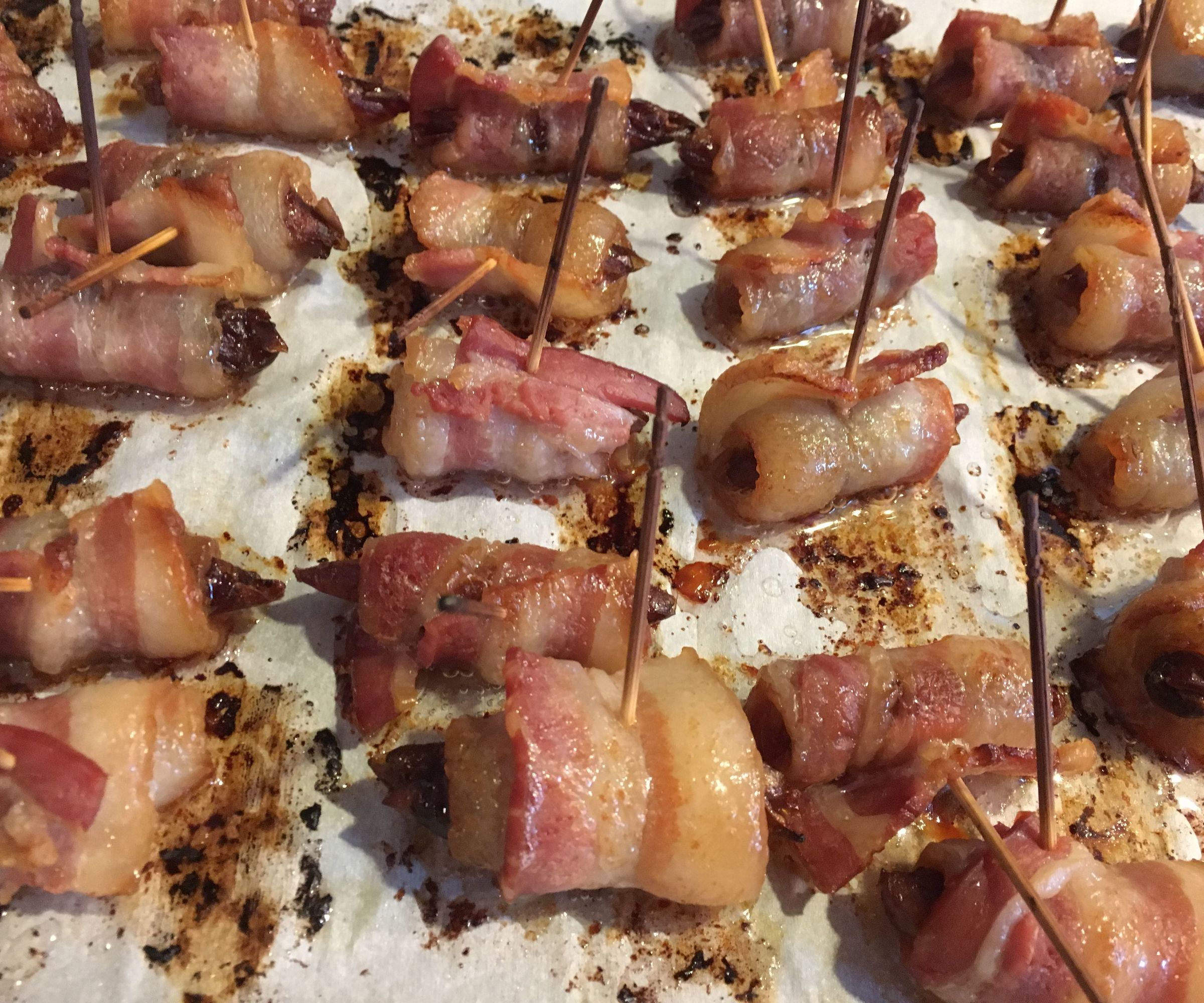 Bacon Wrapped Dates
