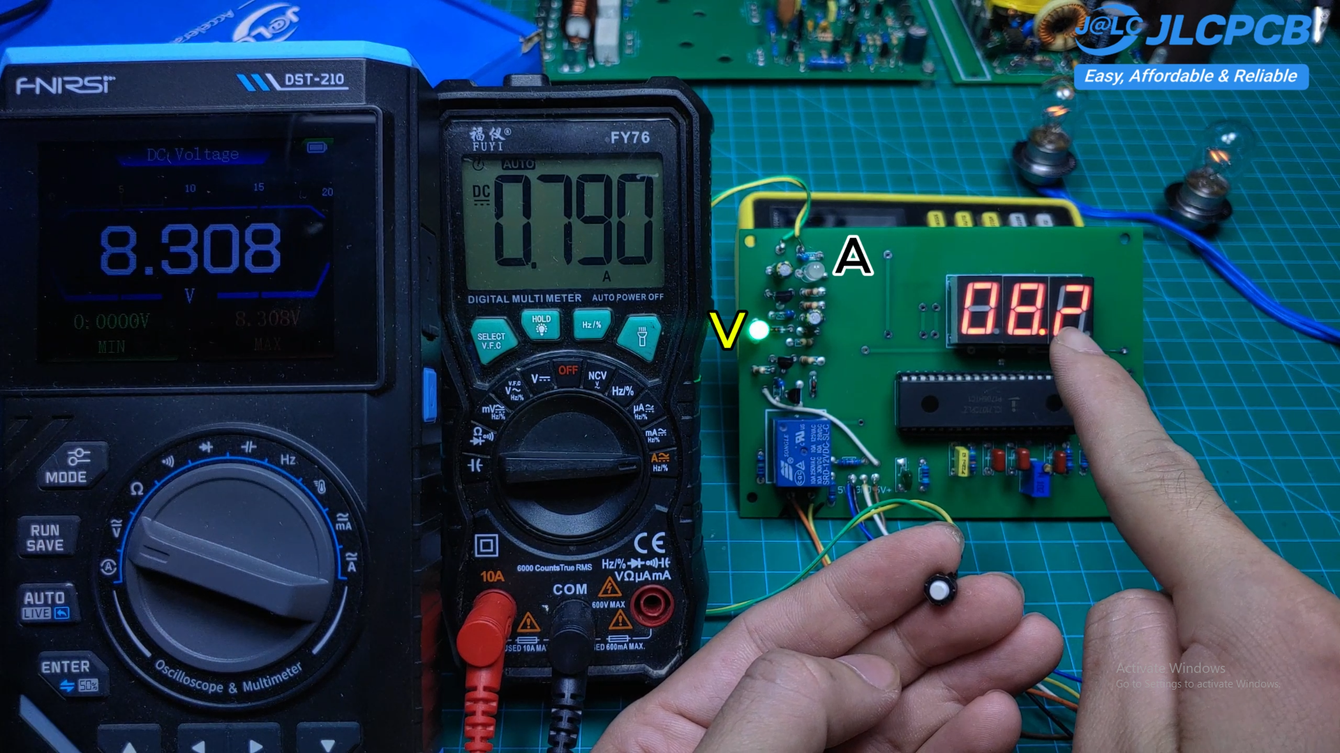 Build a 0–99 0V & 0–99 9A | Digital Panel Meter Using IC 7107 | No ...