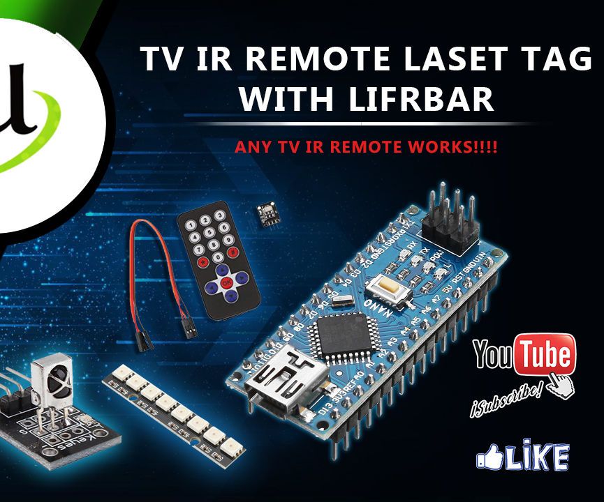 LaserTag With TV IR Controllers Part 1.