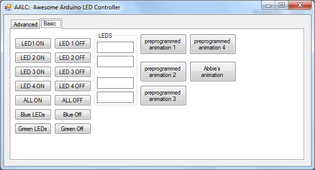 Controll Leds With an Arduino From a C# Program