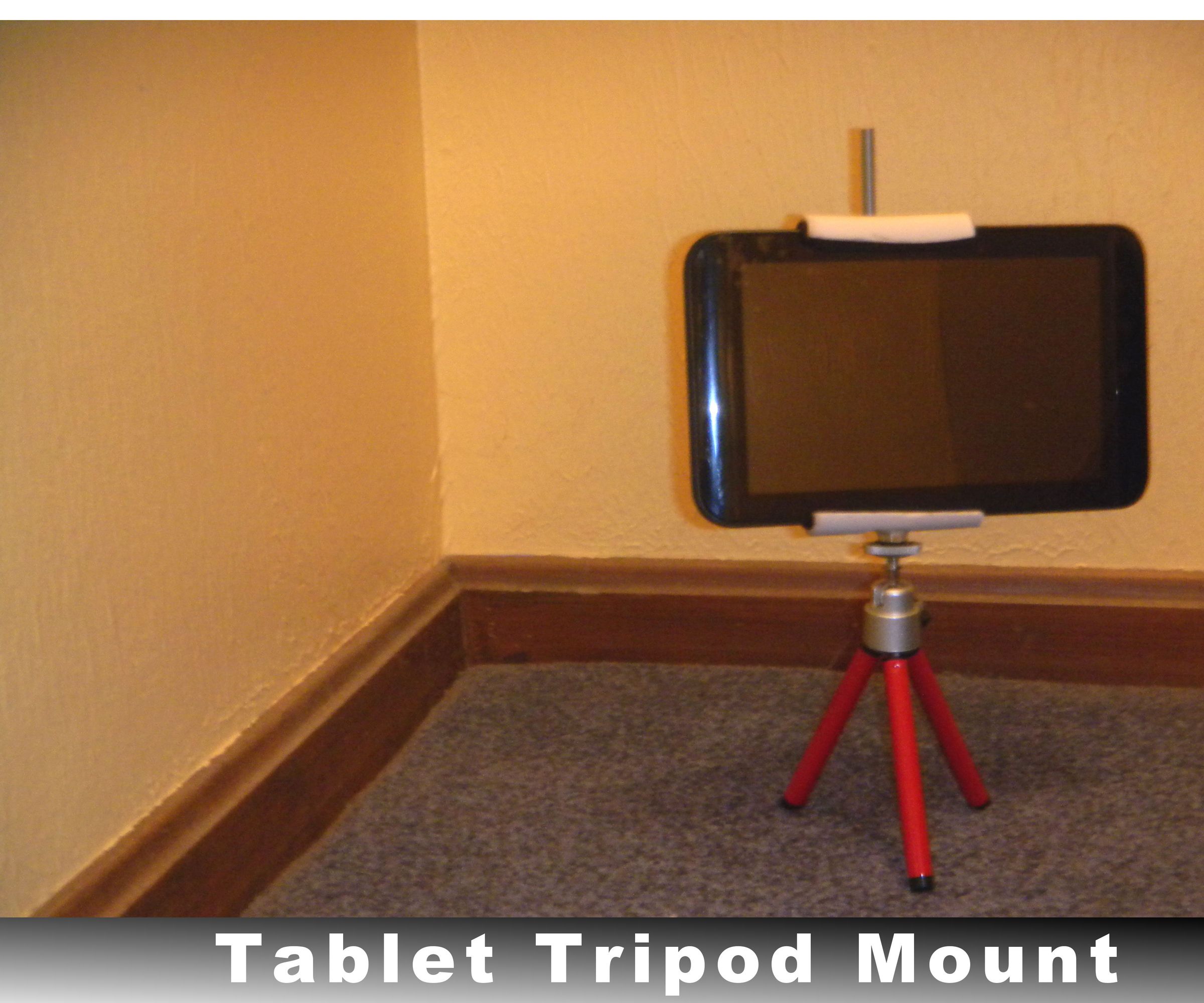 Simple Tablet/Smartphone Tripod Mount