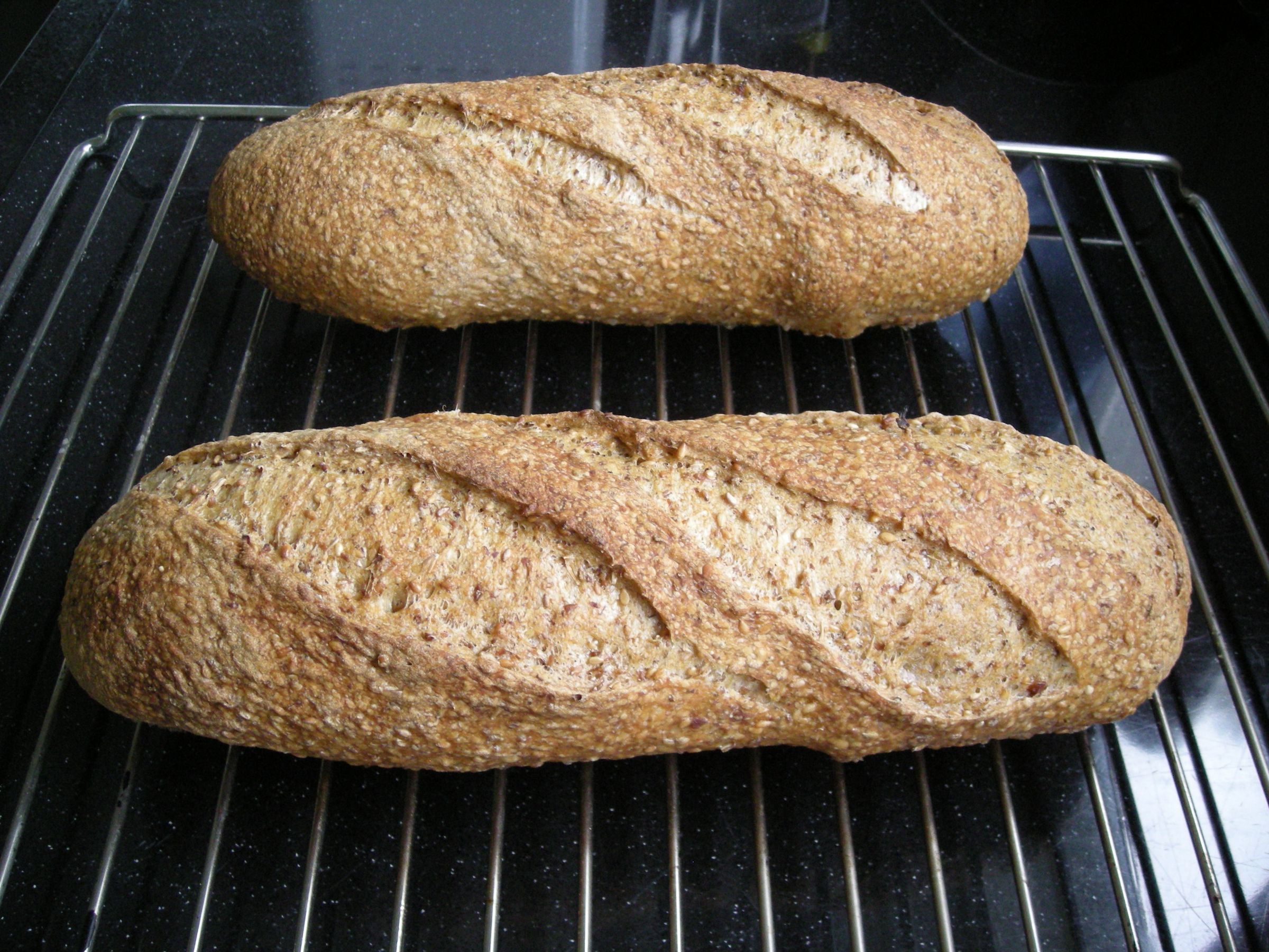 Spent Grain Sesame Bread