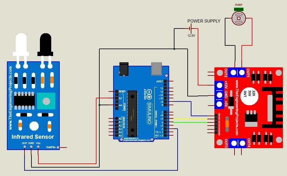 2-Link Gripper Controlled by a DC Motor and IR Sensor : 9 Steps ...