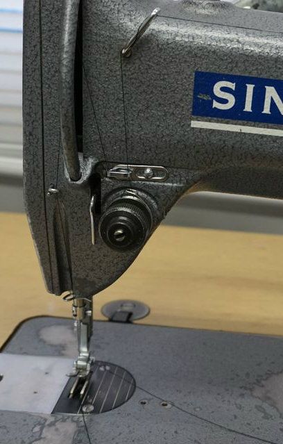 Singer Machine Rivinder Thread How to Thread the Singer 491D Industrial Sewing Machine : 4 Steps (with ...