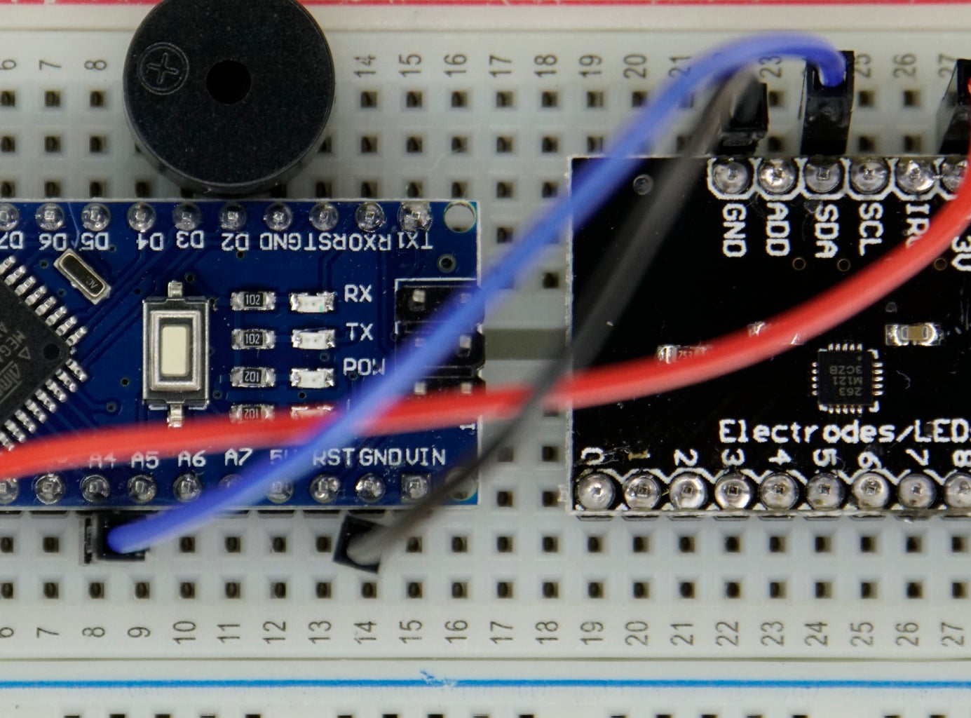 Arduino - Touch Sensor Connections