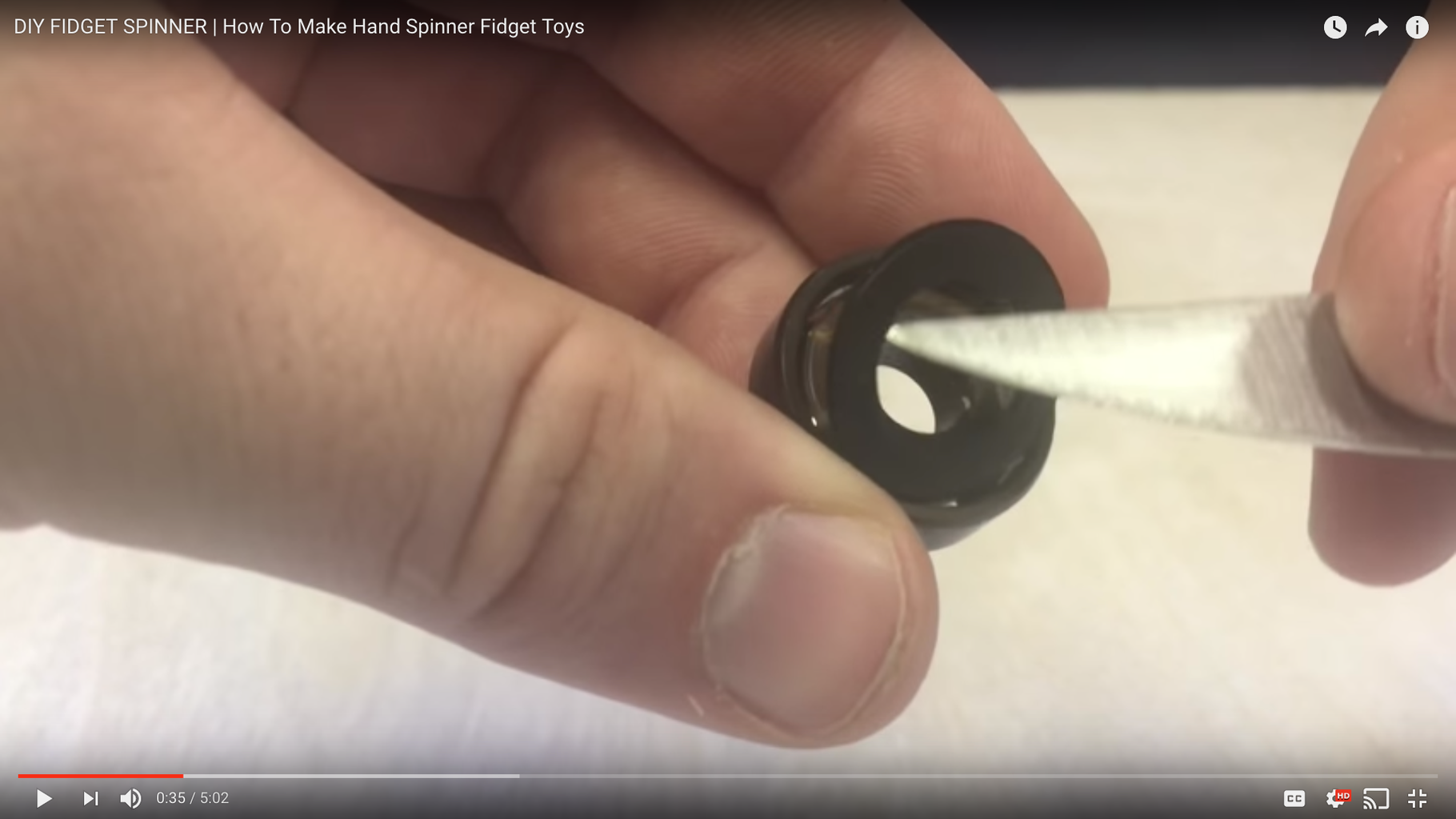 DIY FIDGET SPINNER How to Make Hand Spinner Fidget Toys 4