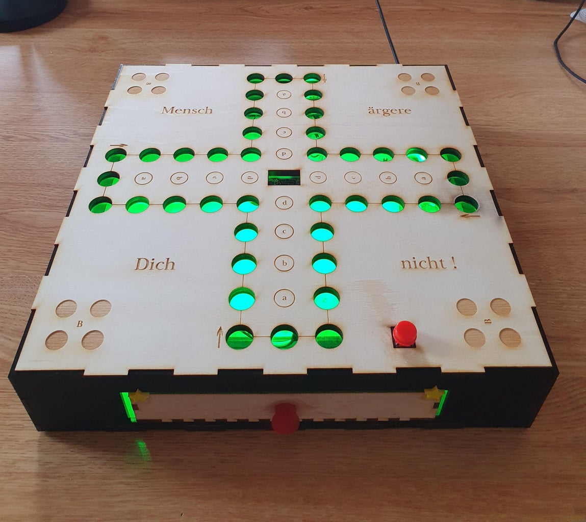 German Board Game Mensch Ärgere Dich Nicht 9 Steps (with Pictures