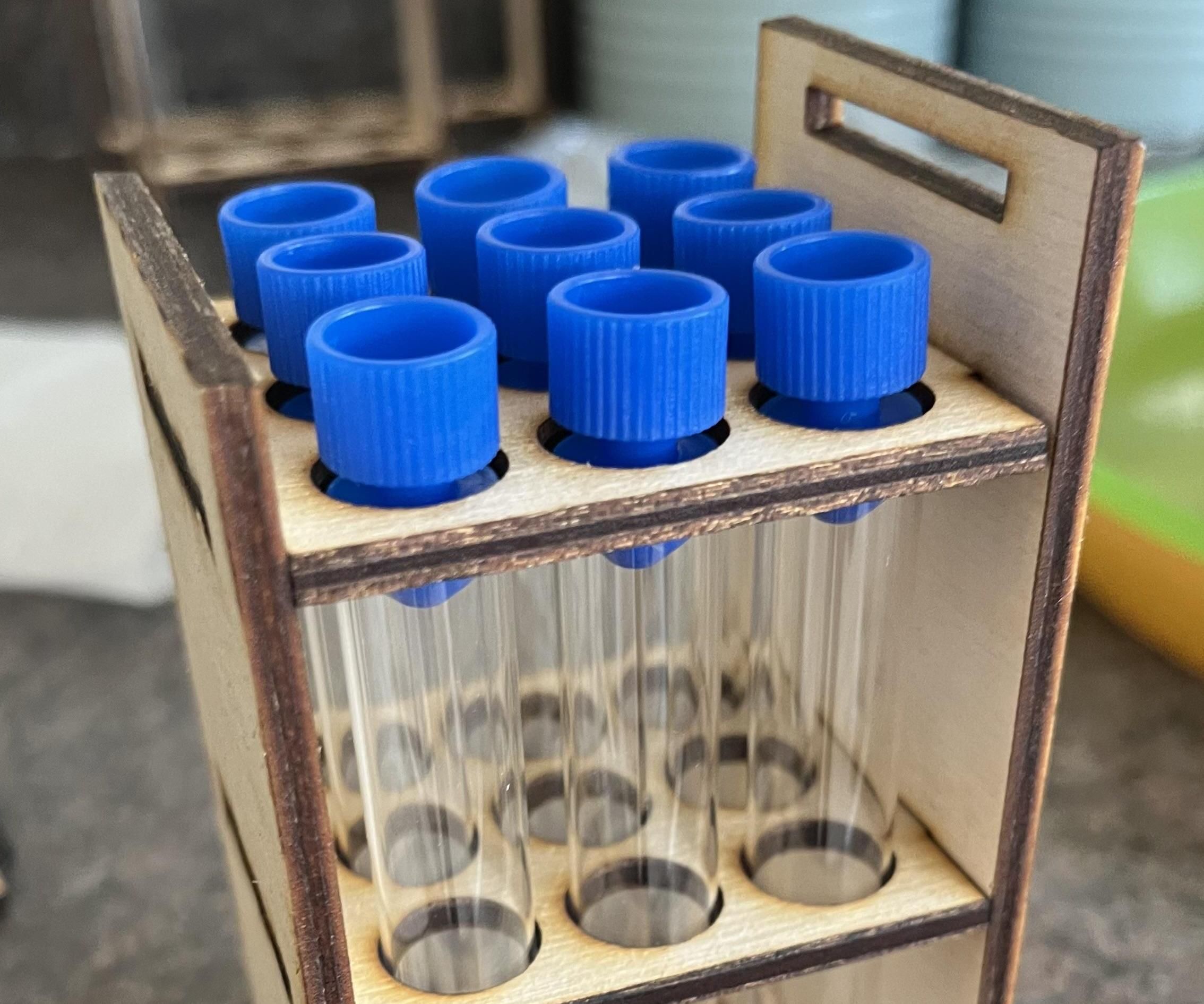 DIY Test Tube Safe Storage Box for Open Source Lab