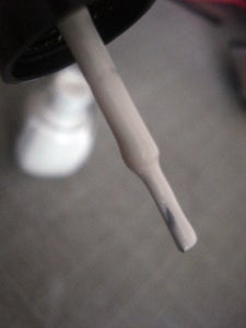 Apply White Nail Polish