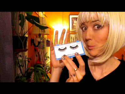 Add Dramatic Fake Eyelashes