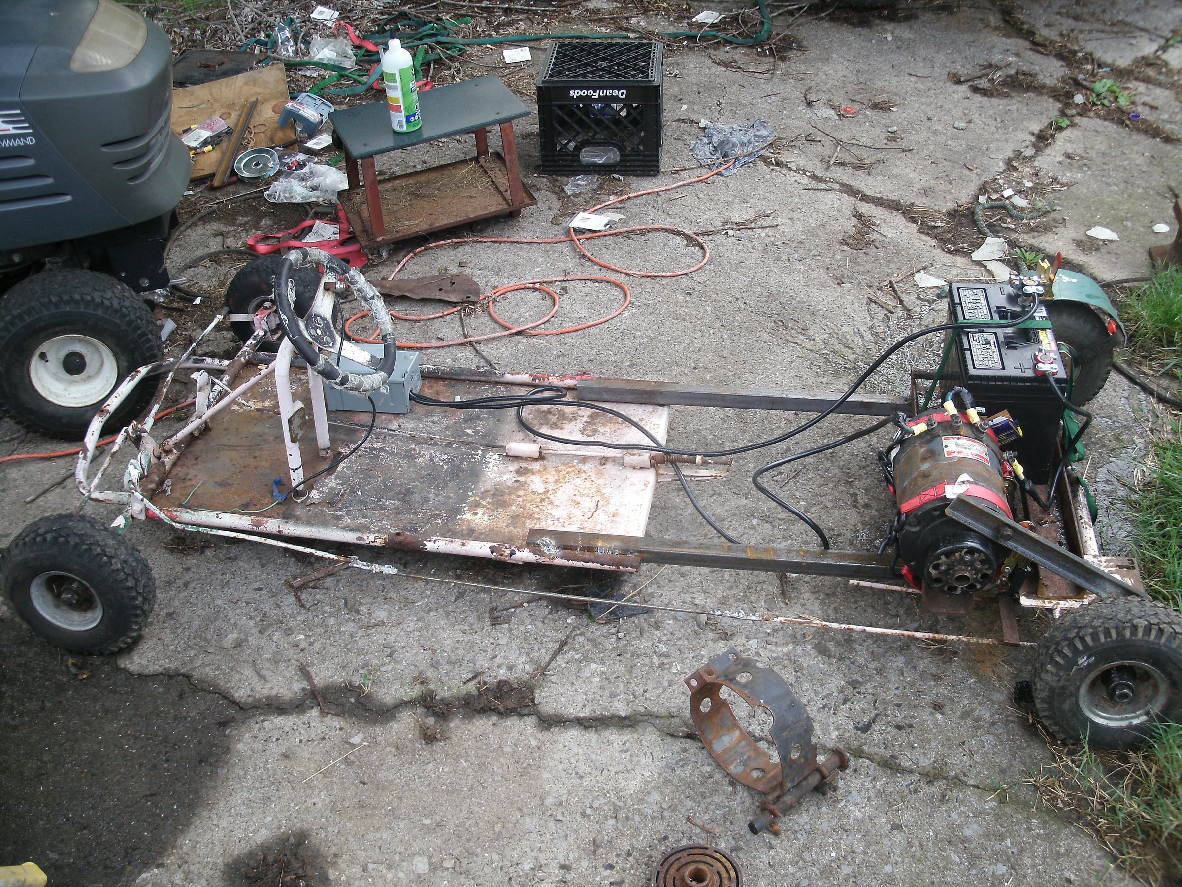 Electric Go Kart From Old Trash (On a Budget)