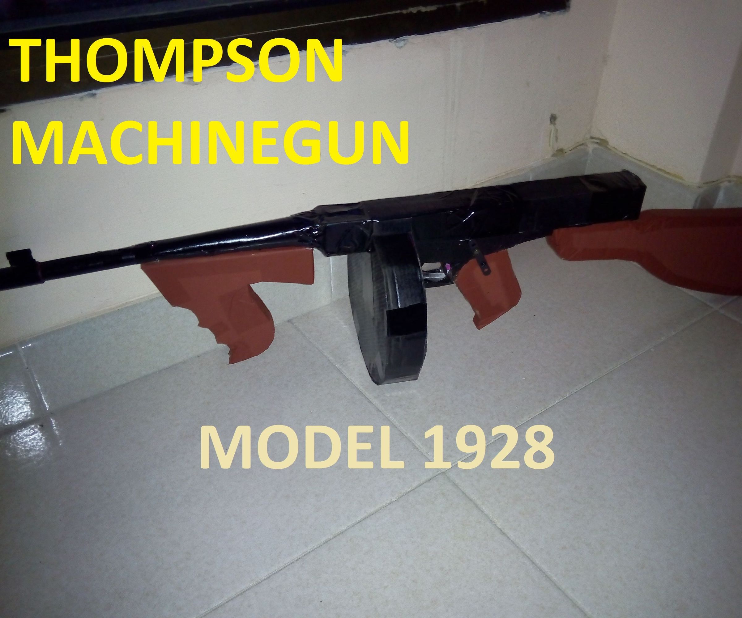 Thompson Machinegun (Tommy Gun) for Atrezzo