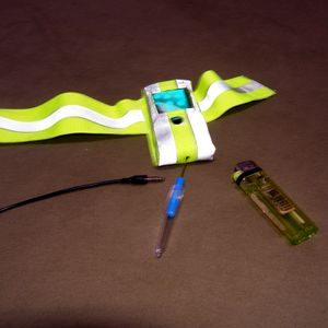 Sewing Armband Layers and Velcro Together