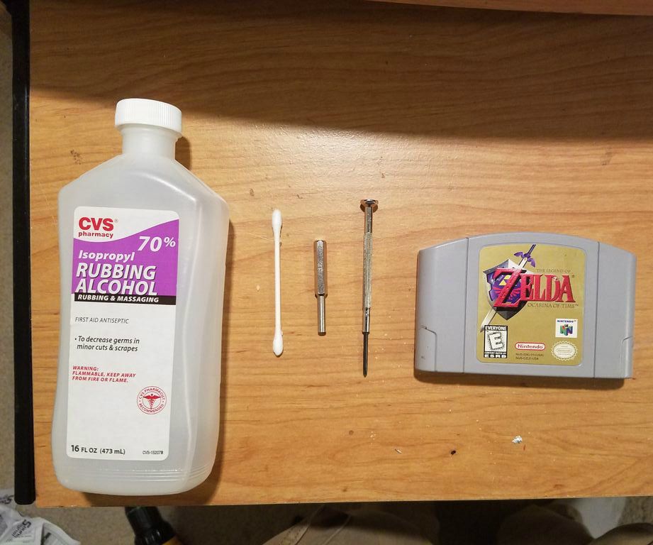 Restoring an N64 Nintendo Cartridge