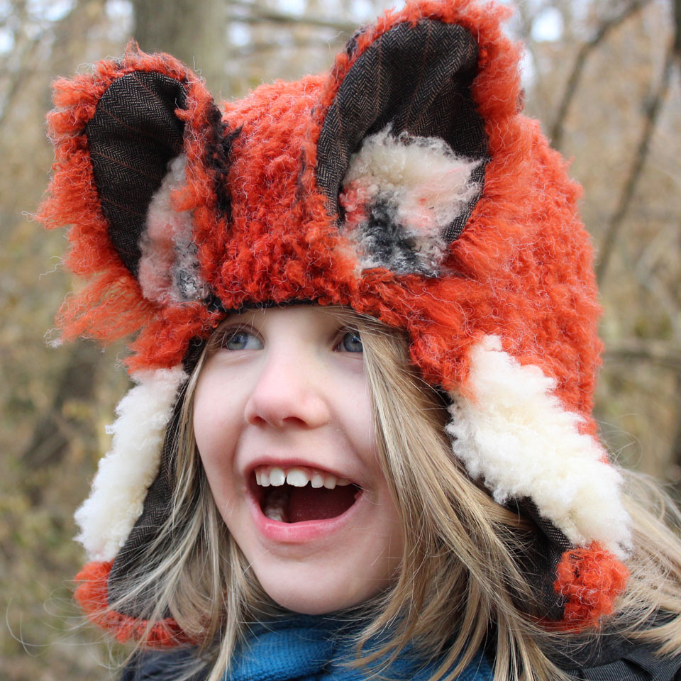 Sew a Fox Earflap Hat