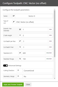 Configure Openbuilds CAM
