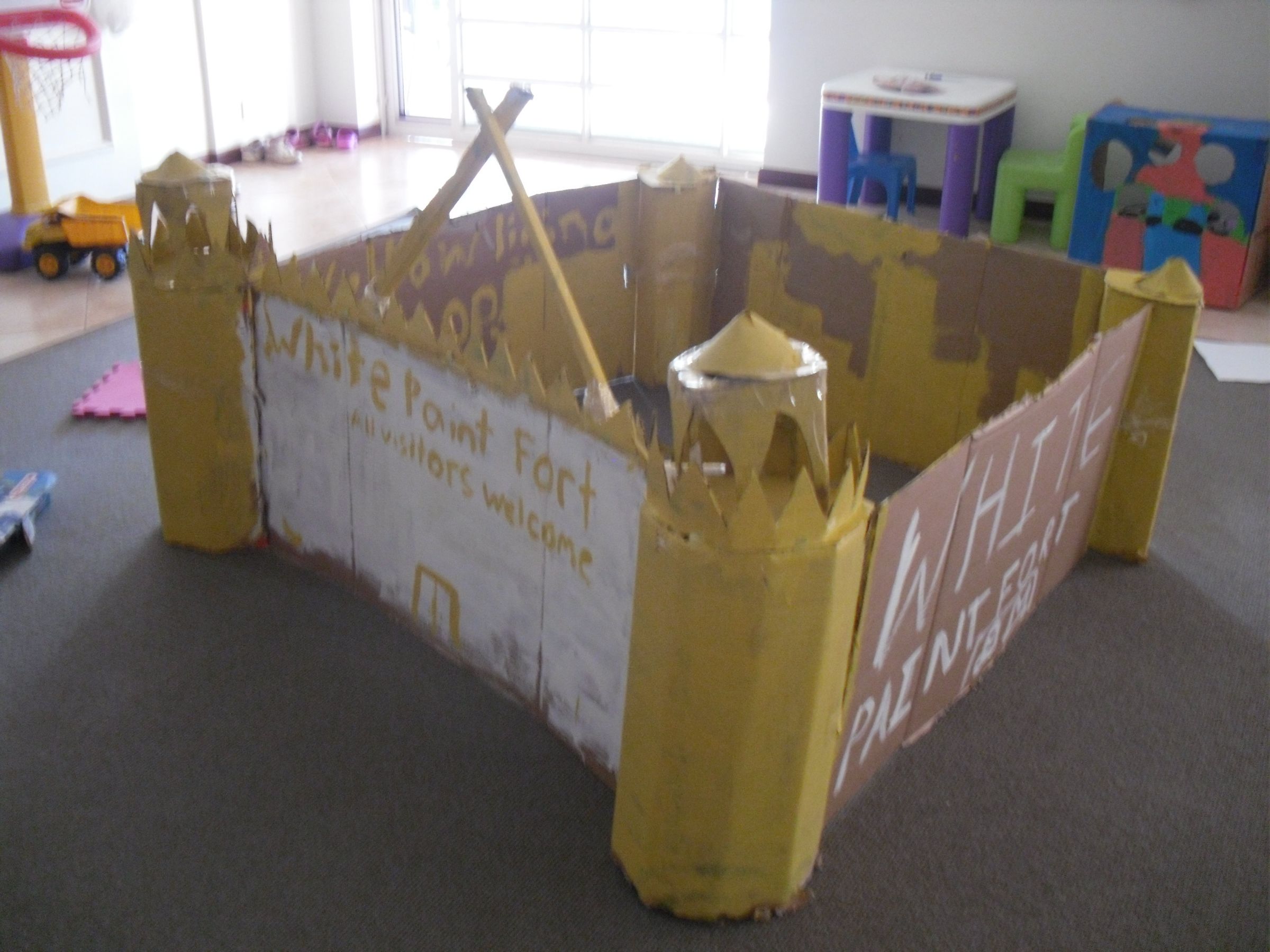 Cardboard fort