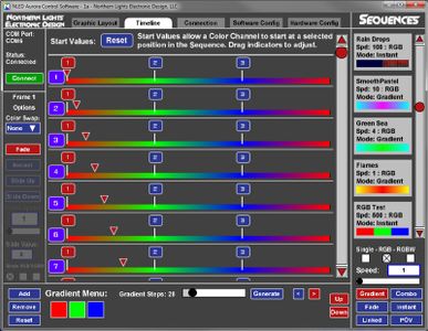 Software and Color Sequence Programming