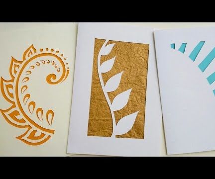  How to Make Greeting Cards | Paper Cutting Art 