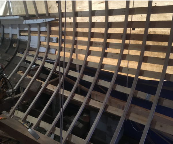 Framing a Wooden Boat