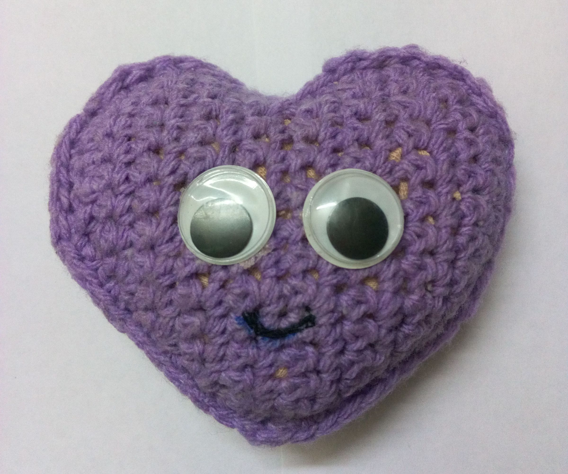 3D Crochet Heart