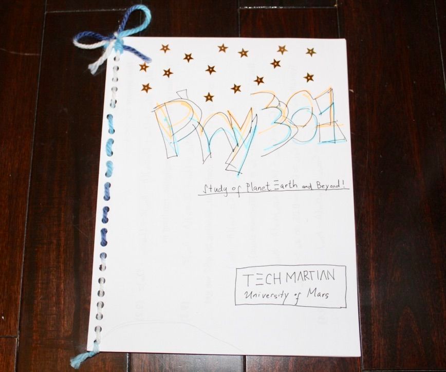 DIY Notebook Binding With Yarn