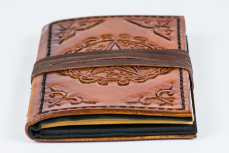 Sorcerer's Little Leather Spellbook (Notebook)