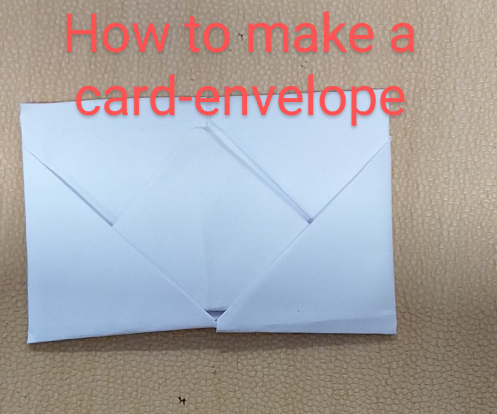 How to Make an Open Me Card-envelope