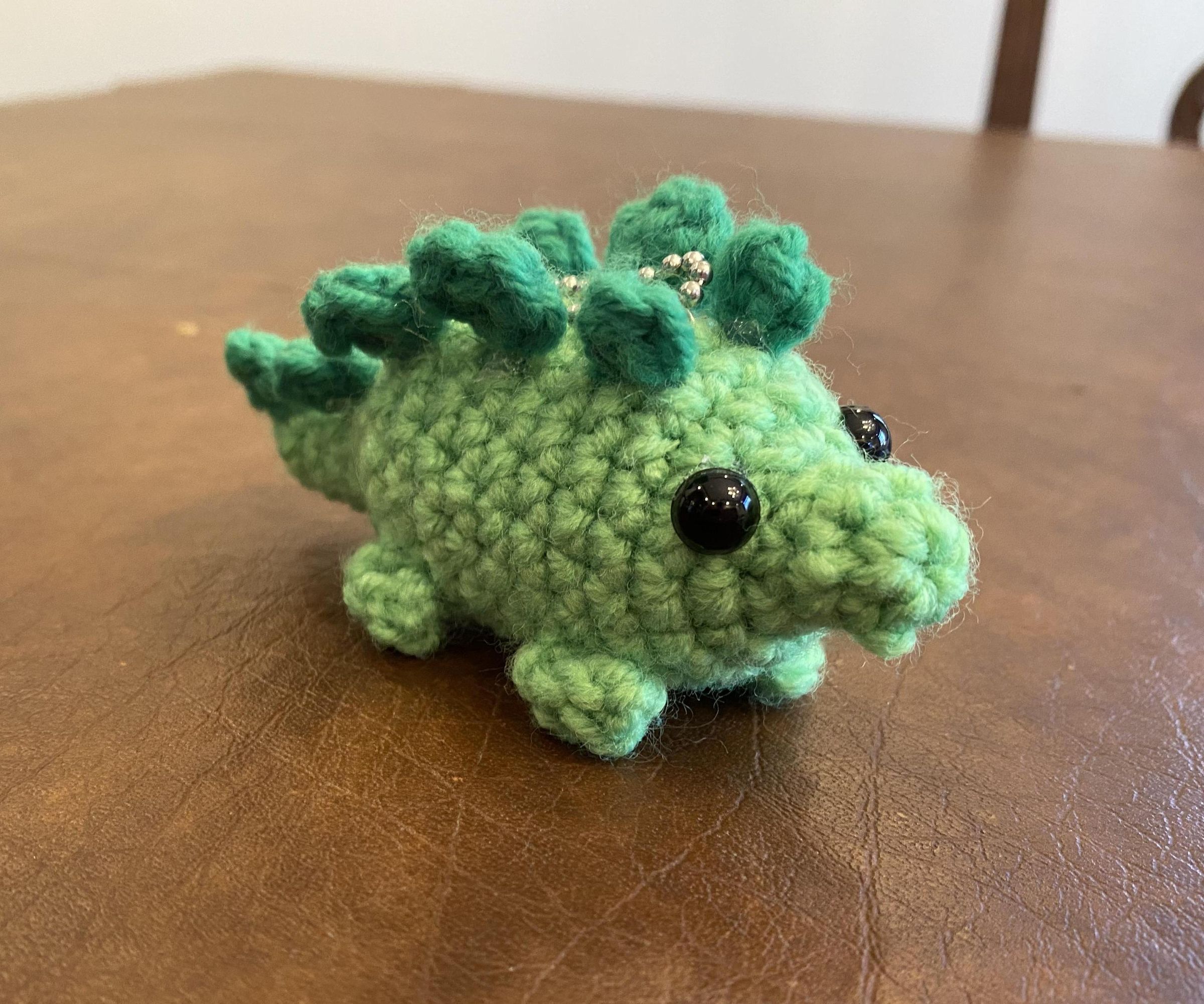 Crochet Animal Keychains (Dinosaur)