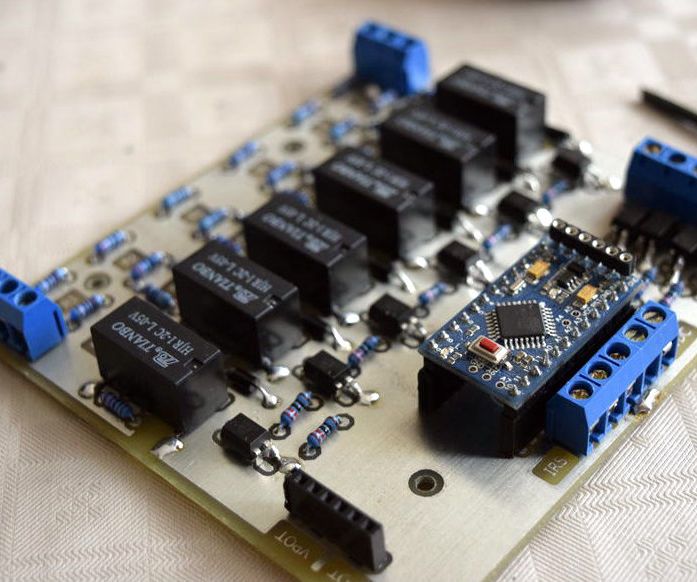Arduino Passive Preamp With Remote, Attenuator and Channel Selector