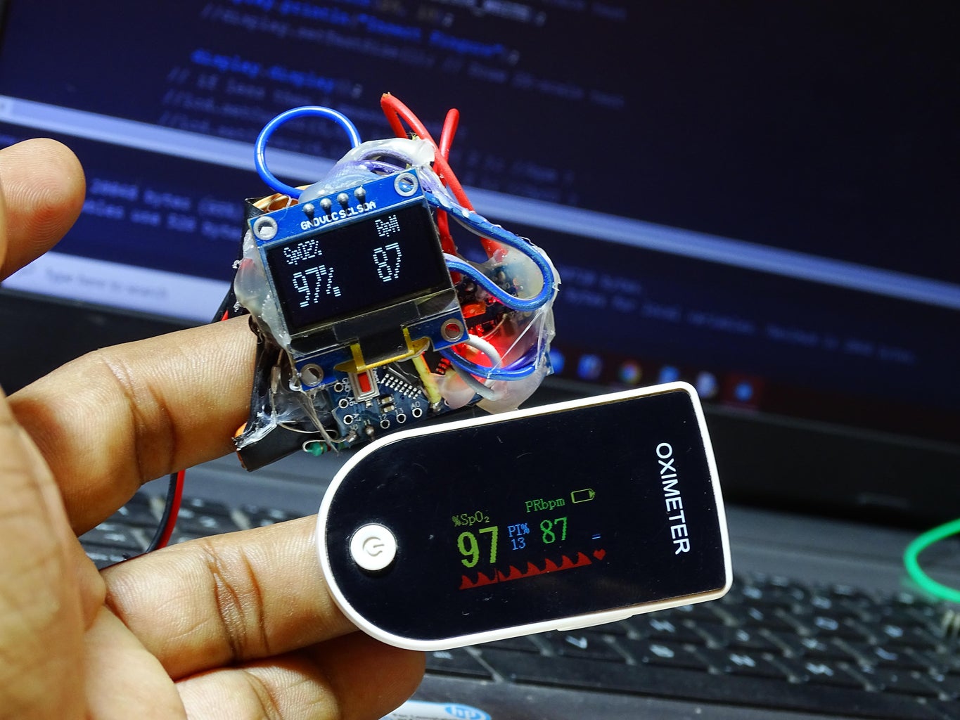 DIY Pulse Oximeter 7 Steps with Pictures Circuit Diagram