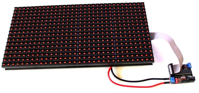 CONNECT THE SCOREBOARD UNIT TO THE SCOREDUINO-DMD Module