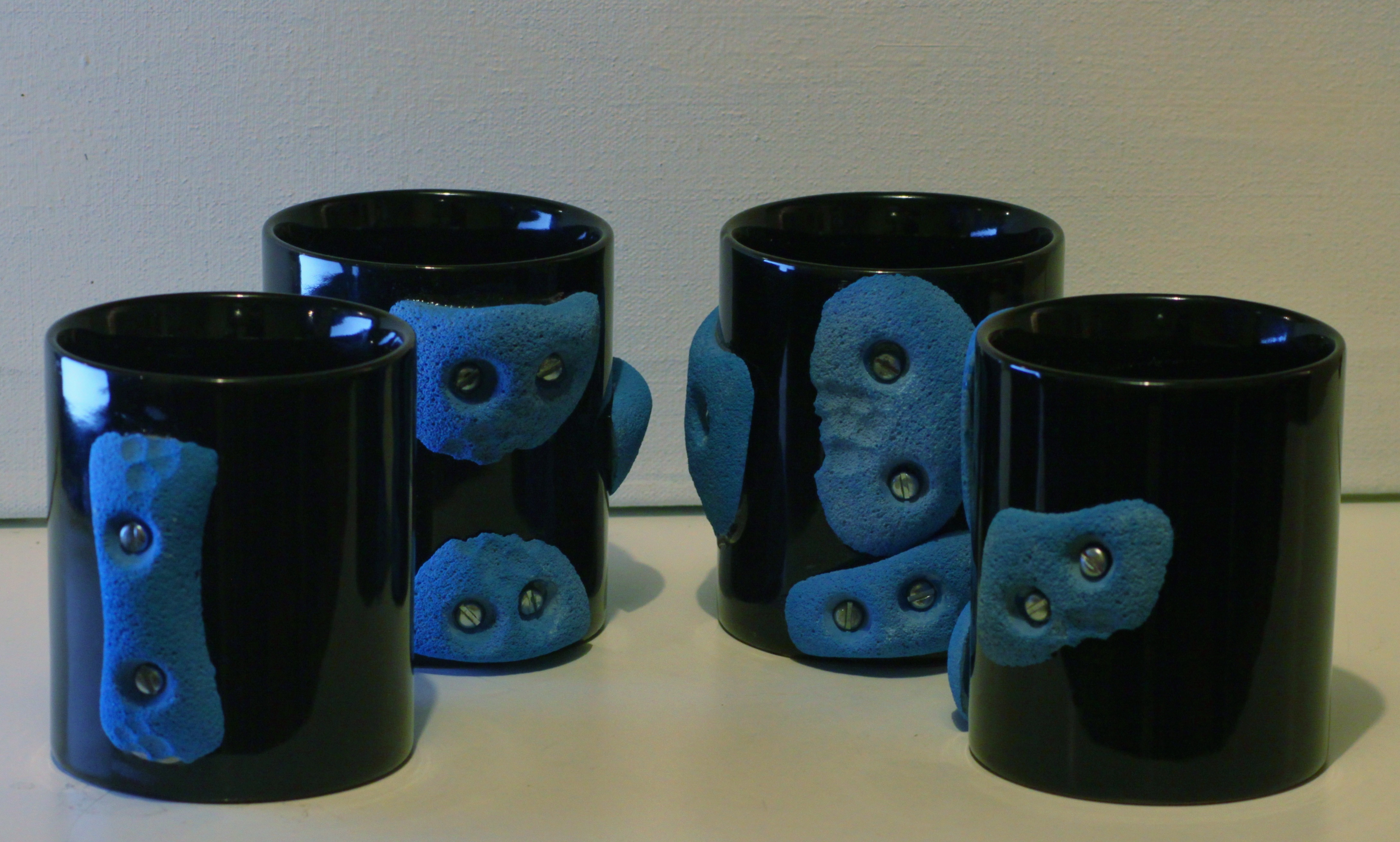 Climbing Hold Mugs.