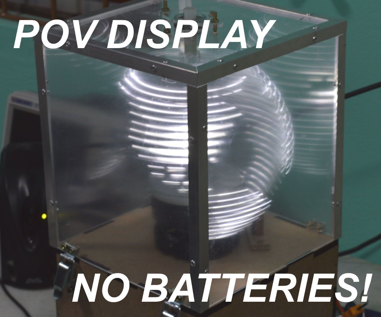 POV Display With Wireless Power!