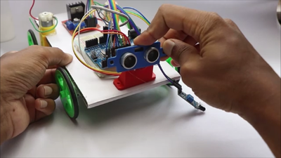 Human Following Robot Project Arduino How to Make Human Following Robot at Home Using Arduino : 5 Steps (with ...